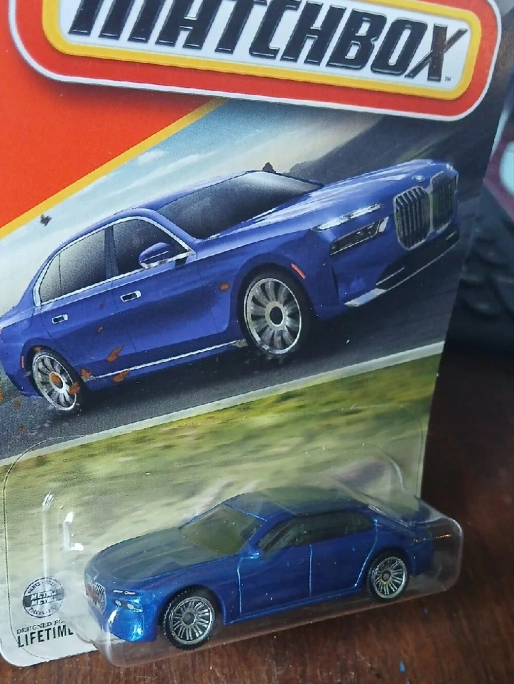 Matchbox Blue 2024 BMW 7-Series Die-Cast Toy Car